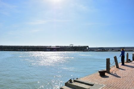 Waipu small fishing port Miaoli, Taiwan. Photo taken on: September 29, 2018のeditorial素材