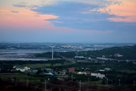 Generation power wind in Miaoli,Taiwanのeditorial素材