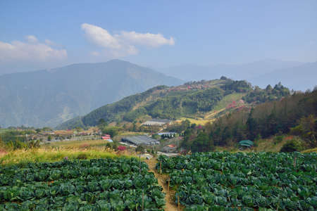 Mountain landscape-Mountain View Resort in the Hsinchu,Taiwan.の写真素材