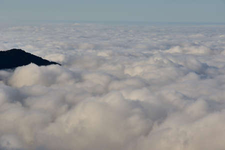 Mountain mist and clouds in the Hsinchu,Taiwan.の写真素材