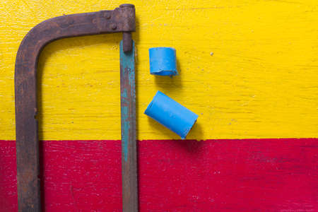 hacksaw frameの写真素材