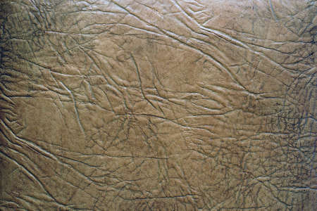 Texture artificial light beige leather close-upの写真素材
