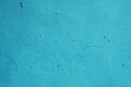 Texture of old painted blue wall
