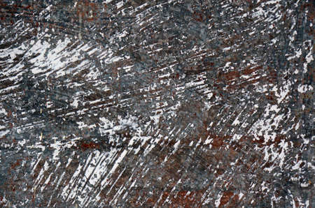 Metal texture with old paint and rust                    の写真素材