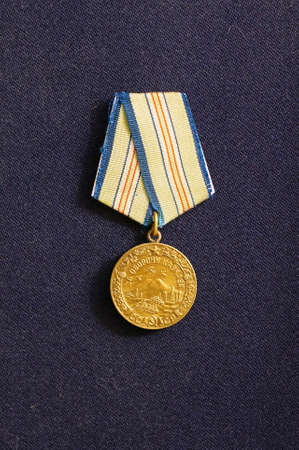 Medal since WWII for the defense of the Caucasus  USSR     のeditorial素材