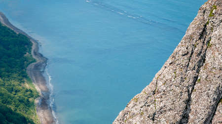 Zhdanko Range, Sakhalin Island, East Coast, Russia, amazing mountain landscape, wild natureの写真素材