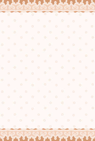 Stylish postcard reflecting the image of laceのイラスト素材