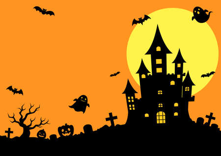 Halloween illustrationのイラスト素材