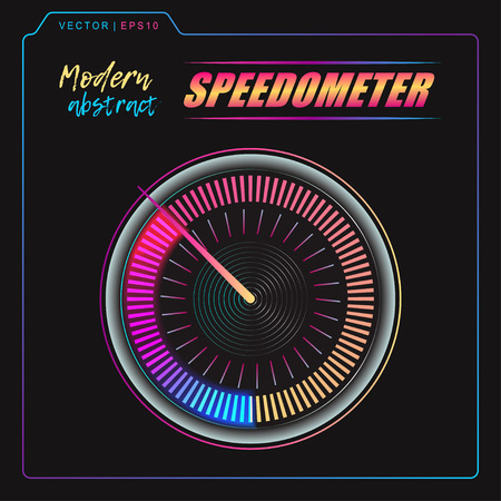 Abstract vector future technology speed background illustration. Progress Bar EPS10のイラスト素材