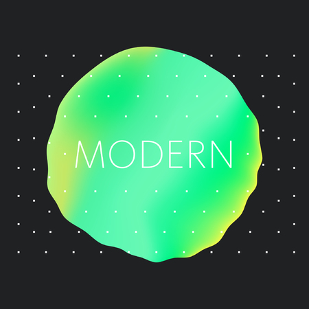 Liquid color gradient covers. Fluid shapes. Futuristic design for: logo, posters or any branding. EPS8.のイラスト素材