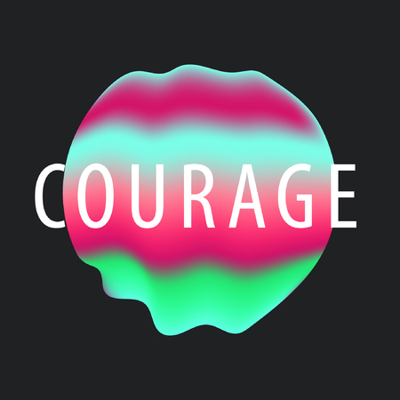 Liquid color gradient covers.のイラスト素材