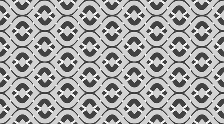 Vintage vector pattern.  Geometric fashion fabric print.  Color mosaic shapes background.  Seamless vector pattern.のイラスト素材