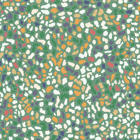 Terrazzo flooring, blue seamless pattern background texture. Abstract vector design for print on floor, wall, tile or textileのイラスト素材