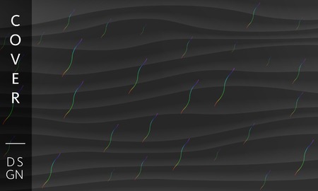 Minimal geometric background. Colorful fluid abstract backdrop. Modern liquid color background.のイラスト素材