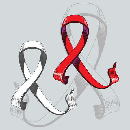 Medical symbol vector logo of love and fidelity to healthのイラスト素材