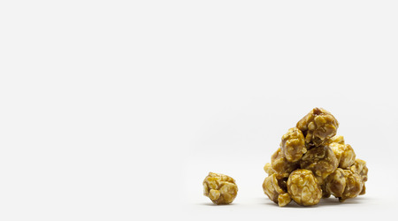 Creamy caramel popcornの写真素材