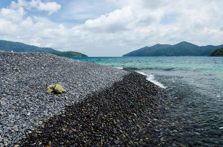 stone beach の写真素材