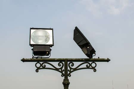 spotlight poleの写真素材