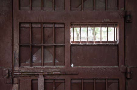 historic prison gateの写真素材