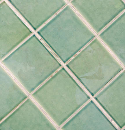 pattern of green ceramic wallの写真素材