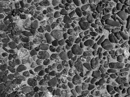 Texture background of stone wallpaper, grey color.の写真素材