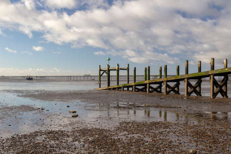 Jetty on Jubilee beach, Southend-on-Sea, Essex, England