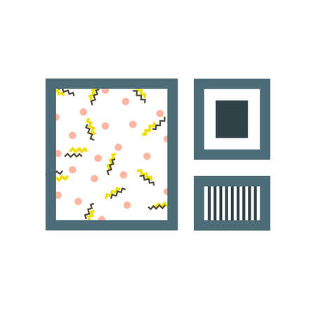 wall paintings icon, vector color illustration