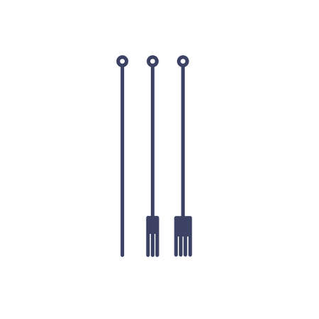 tattoo needles line icons, vector simple illustration
