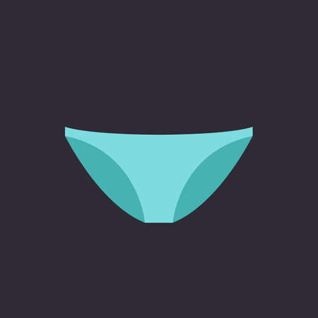 panties flat icon, vector color illustrationのイラスト素材