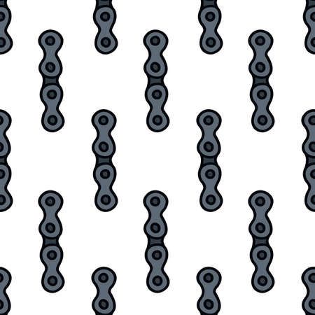 Motorcycle parts seamless pattern, vector illustrationのイラスト素材