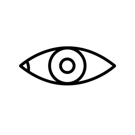 eye line icon, vector illustrationのイラスト素材
