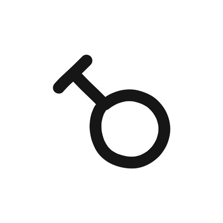 travesti symbol doodle icon, vector illustrationのイラスト素材