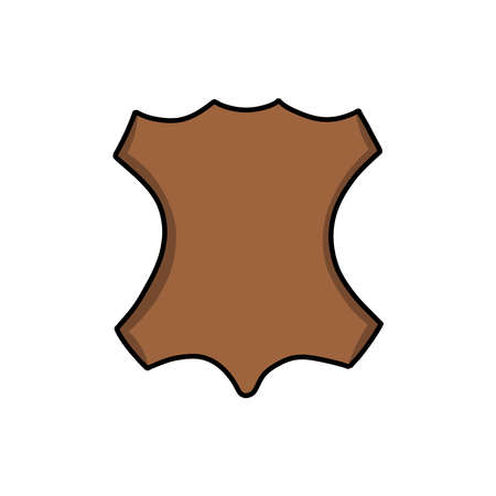 leather doodle icon, vector illustrationのイラスト素材