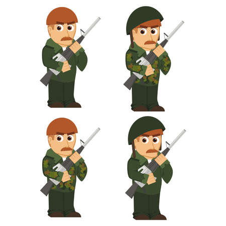 soldierのイラスト素材