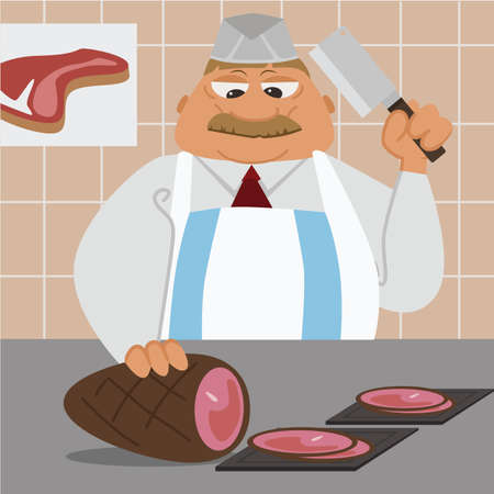 Butcherのイラスト素材