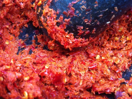 Red pepper oilの素材