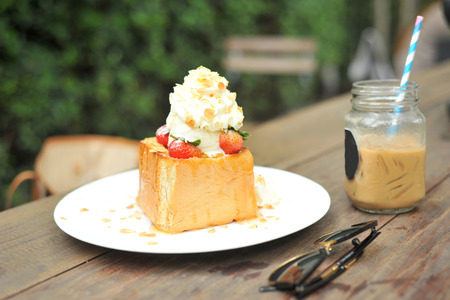 Strawberry Cheesecakeの写真素材