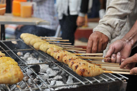 grill sticky riceの写真素材