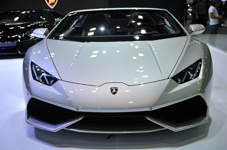 BANGKOK-DECEMBER 1 Lamborghini car at The 32nd  Motor expo 2015 on december1, 2015 in Bangkok, Thailandのeditorial素材