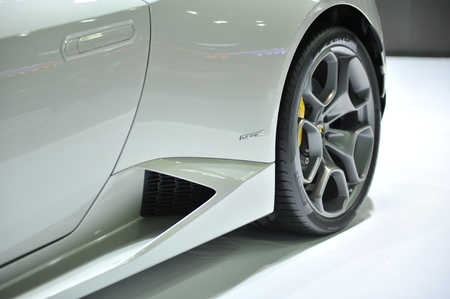 BANGKOK-DECEMBER 1 Lamborghini car at The 32nd  Motor expo 2015 on december1, 2015 in Bangkok, Thailandのeditorial素材