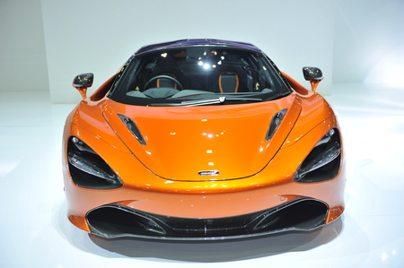 BANGKOK-april 2 mclaren car at The  bangkok international moter show 2017 on april 2, 2017 in Bangkok, Thailandのeditorial素材
