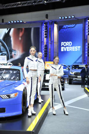 BANGKOK-july 15 pretty at The41th Bangkok International Motor Show 2020 on july 15, 2020  in...