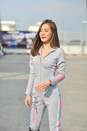 BANGKOK-march 6 pretty car show at the 2nd Toyo Tires Present Connection Thailand Auto Show 2022 at...