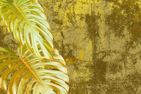 Abstract forest with leafy foliageの写真素材