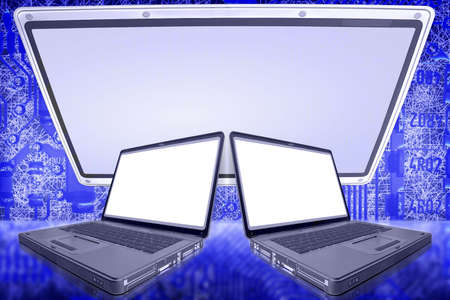 Notebooks on tabletop with overhead screen.