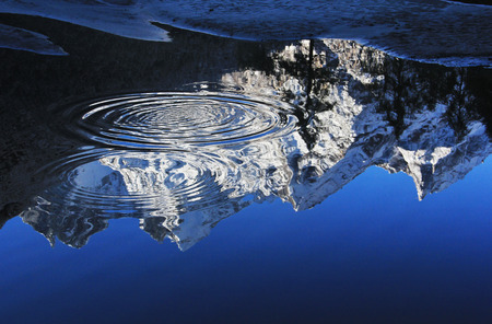 Mountain reflections