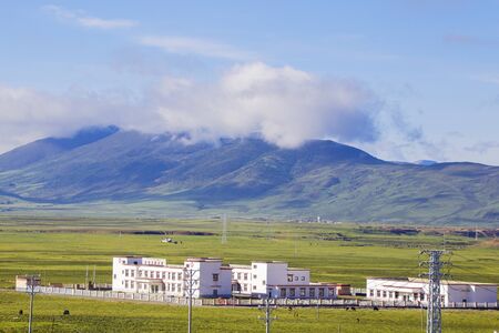 The plateau scenery of Litang Countyのeditorial素材