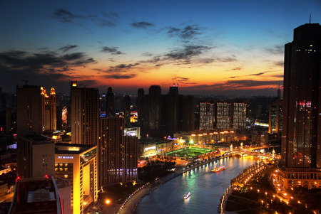 Night view of a cityのeditorial素材