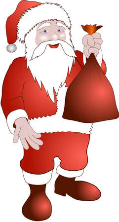 Santa Claus isolated for designのイラスト素材