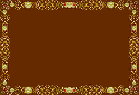 Decorative vintage borders and frames vectorのイラスト素材